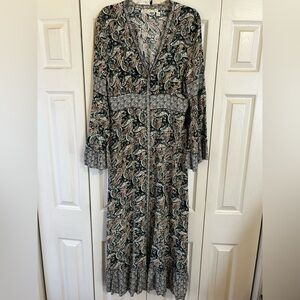 Chelsea & Violet Paisley Long Sleeve Dress
